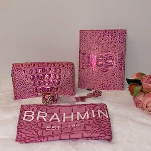 Brahmin Empower breast cancer  collection Minuette and journal set